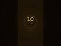 10s Silent Analog Clock Timer ⏰ 10 Second Countdown (No Sound) #Shorts