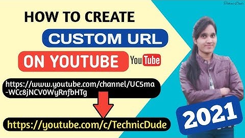 How to Create Custom url for YouTube Channel - @TechnicDude
