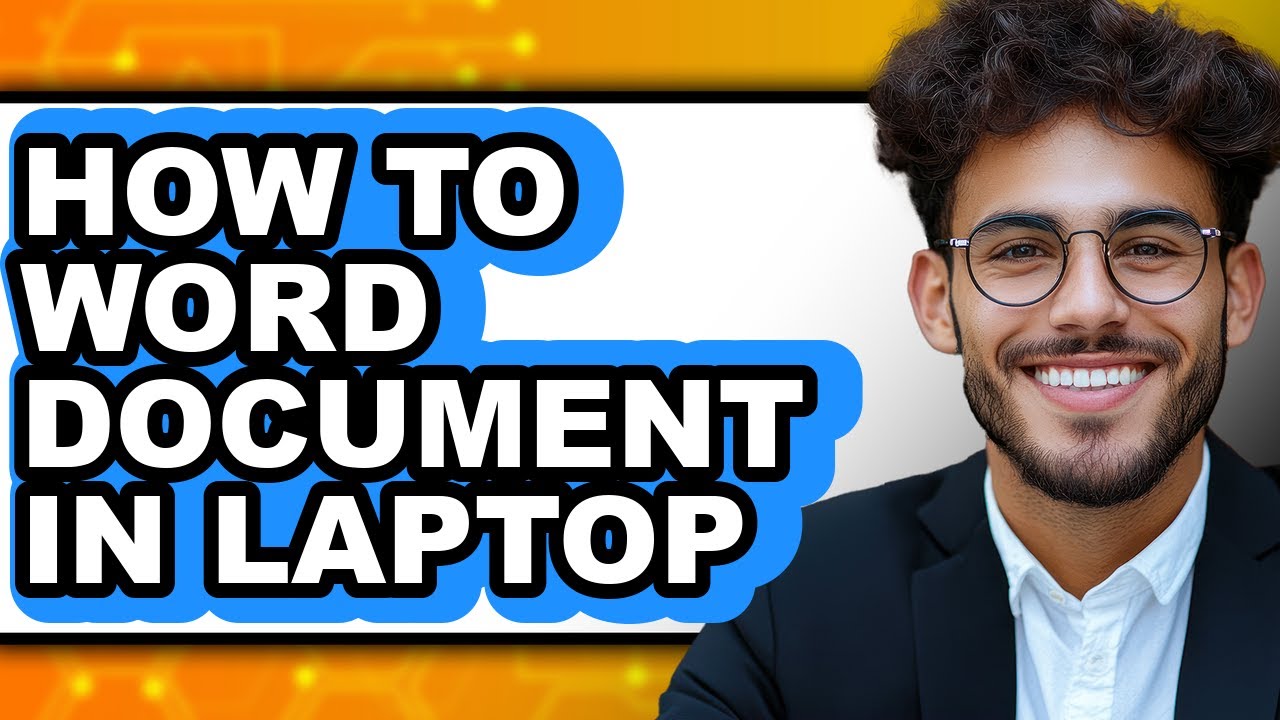 How to Word Document in Laptop (easy Method) - YouTube