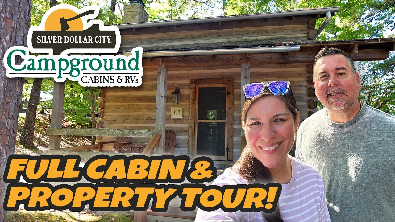 Кемпинг Silver Dollar City: полный тур по домикам и территории | Брэнсон, Миссури | Озарк