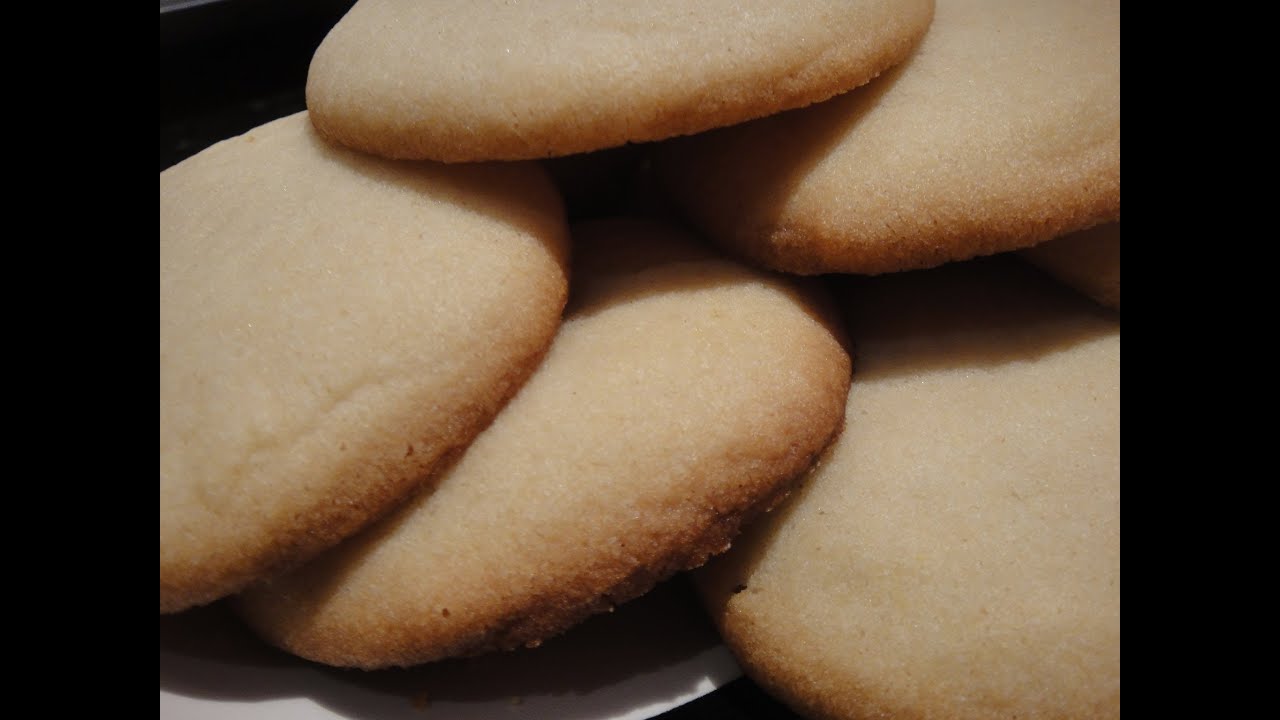 How to make Vanilla Sugar Cookies from Scratch Recipe - 曲奇食譜 - YouTube