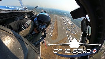 Inside The Cockpit - 2024 CF-18 Hornet Demo Team