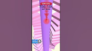 Helix Jump: ASMR Level 173 #helixjump #mobile #shorts