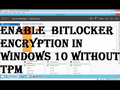 Enable bitlocker without TPM in Windows 10 using Group Policy