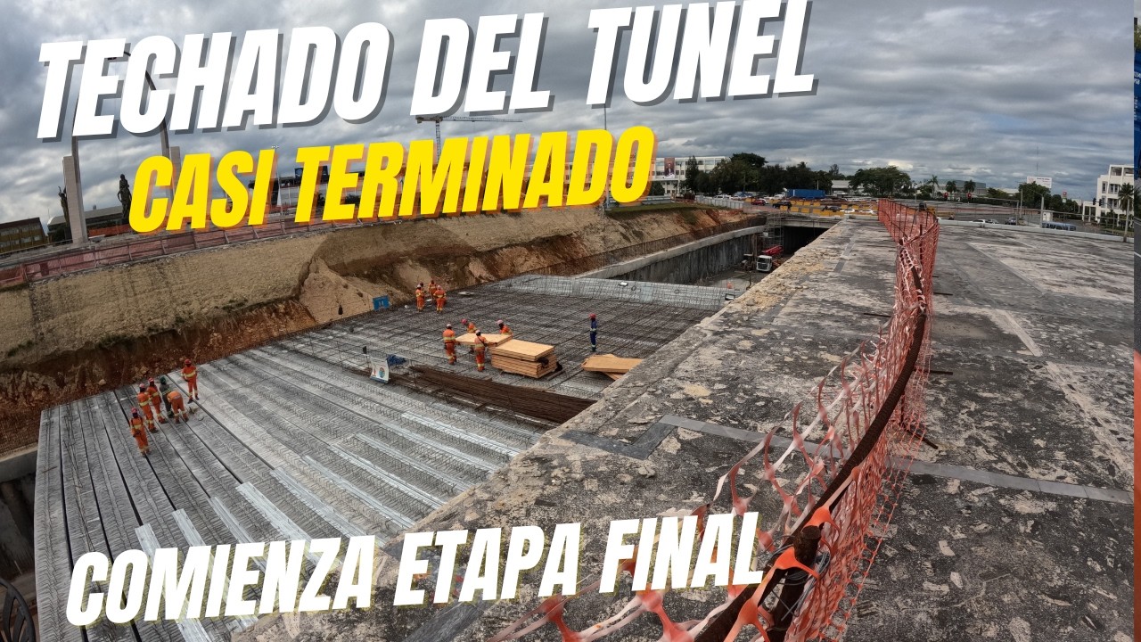 Instalan Nuevas Vigas y Avanza el Techado del Tunel