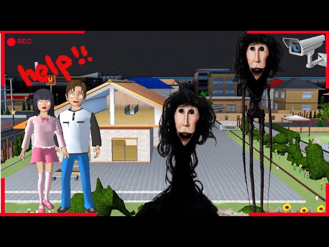 Yuta and Mio Panic! Drone Captures Terrifying GIANT DOCTOR NOWHERE