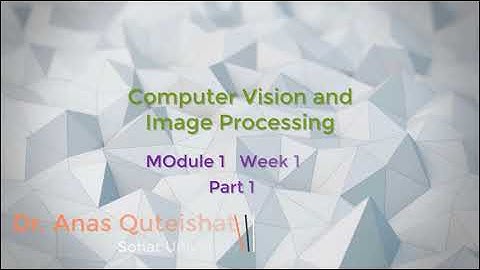 Computer Vision and Image Processing COMP4500W1P1