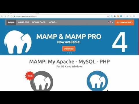 PHPを実行するためのMAMPのダウンロード