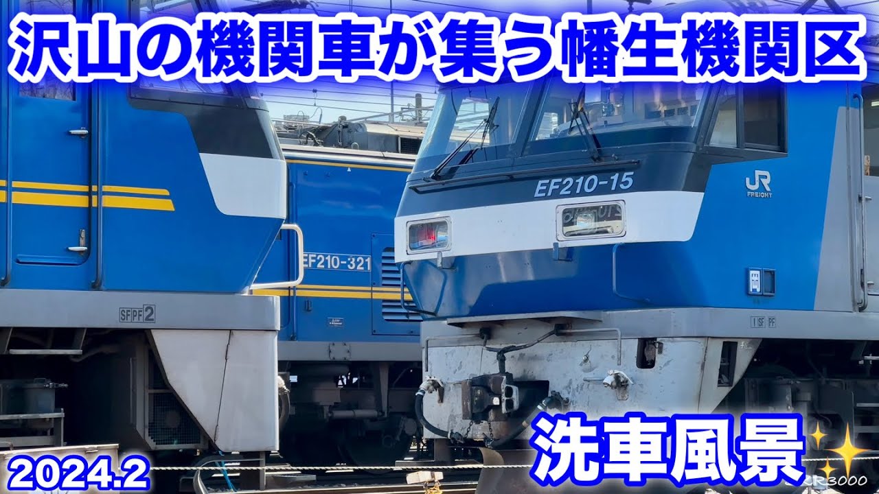 【JR貨物 幡生総合鉄道部(幡生機関区)に行ってみた♪ 2024.2】