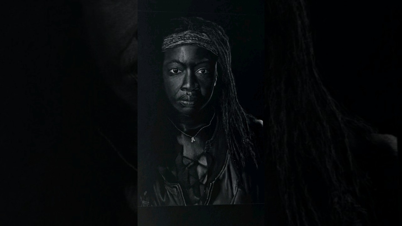 Walking Dead - Michonne - Inverted drawing