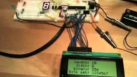 Nerdkits seven segment LED with shift register