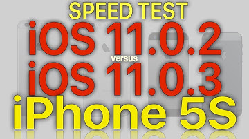 iPhone 5S Speed Test : iOS 11.0.3 vs iOS 11.0.2 on iPhone 5S, 6, 6S and 7. (Build 15A432)