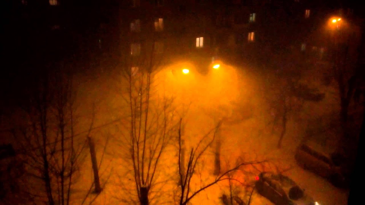 Вьюга в Красноярске - YouTube