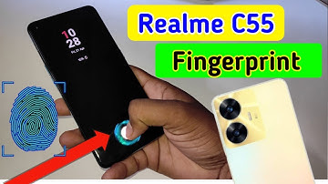 Realme c55 display fingerprint setting/Realme c55 fingerprint screen lock/c55 fingerprint