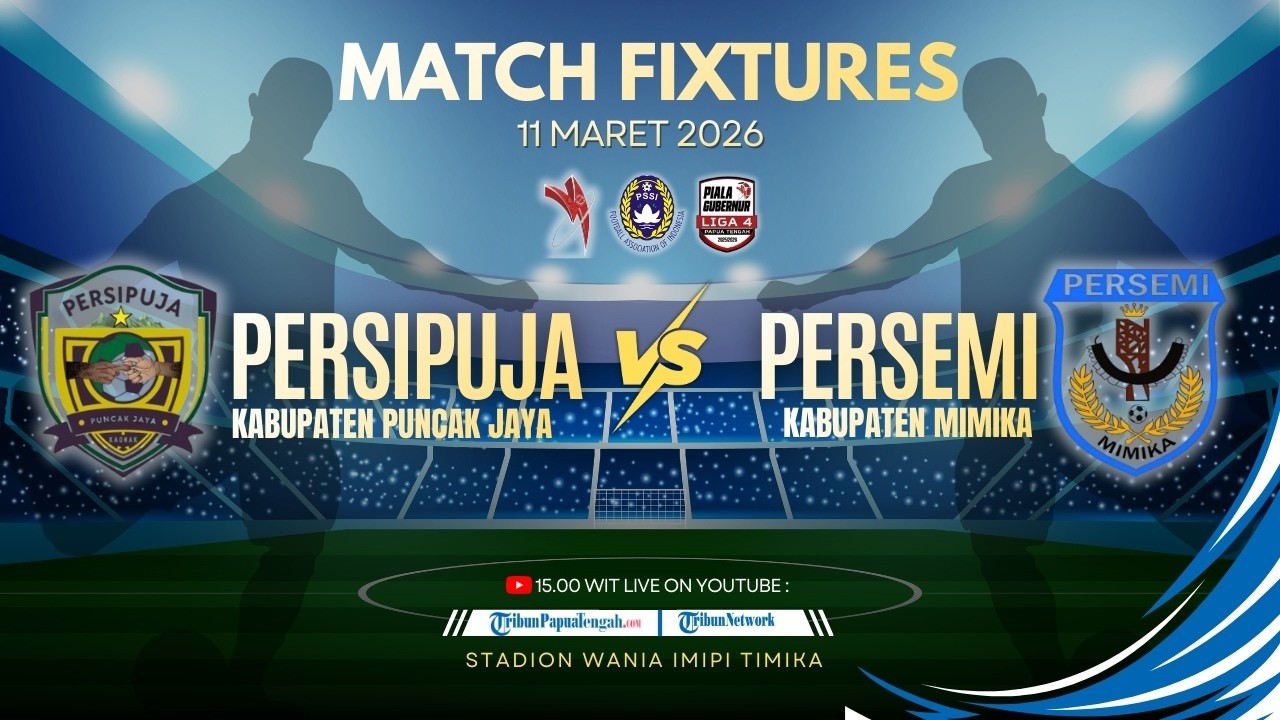 LIGA 4 INDONESIA REGION PAPUA TENGAH : PERSIPUJA VS PERSEMI