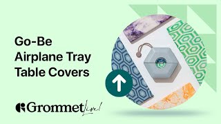 Go-Be Tray Covers Provides Defense Against Dirt and Bacteria on Airplane Trays | Grommet Live