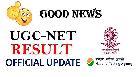 Result!! Official update| NTA-UGC NET