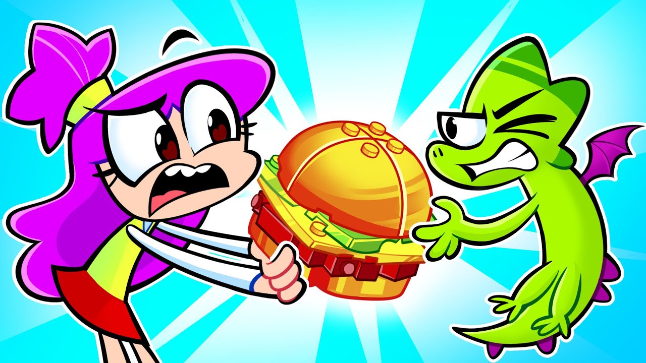 Toys Are NOT Food! 😲🍔 Funny Learning with Viv and Denny | Kids Cartoon