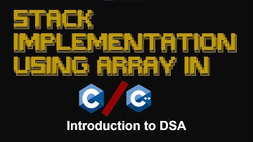 Stack Implementation Using Dynamic Array in C/C++ | Data Structures in C (Ep. 10)