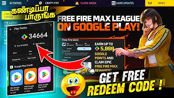 🔥 How to Get Free Redeem Code 😲 FF x Playstore Collab 🤯 இப்படித்தான் Claim பண்ணனும் | ff new event 