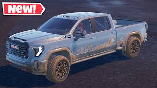 NEW GMC SIERRA 2500 AT4X Bundle Gameplay In Fortnite!