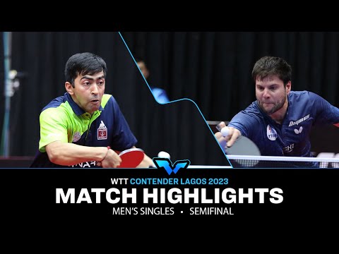 Dimitrij Ovtcharov vs Harmeet Desai | MS SF | WTT Contender Lagos 2023