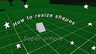 Roblox/Bloxburg Tutorial | How to resize different shapes (Epic In-Ground Trampoline)