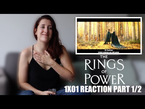 THE RINGS OF POWER 1X01 "A SHADOW OF THE PAST" REACTION PART 1/2 - YouTube