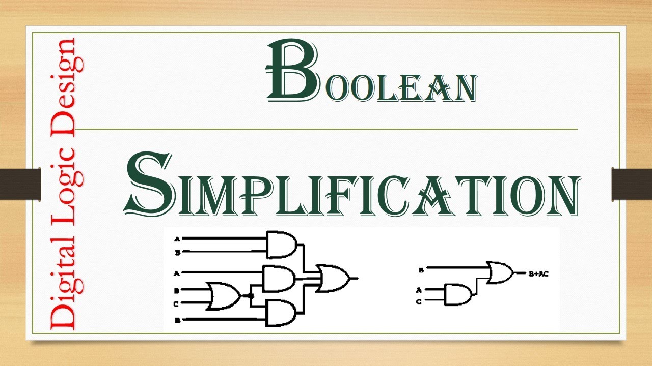 Boolean Simplification - YouTube