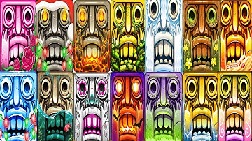 Temple Run 2 ALL 17 MAPS WITH SIR MONTAGUE HALLOWEEN RUNNER BACK TO BACK ANDROID GAMEPLAY