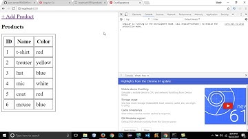 Angular 4 Tutorial CRUD Operations get put post delete with json server #2