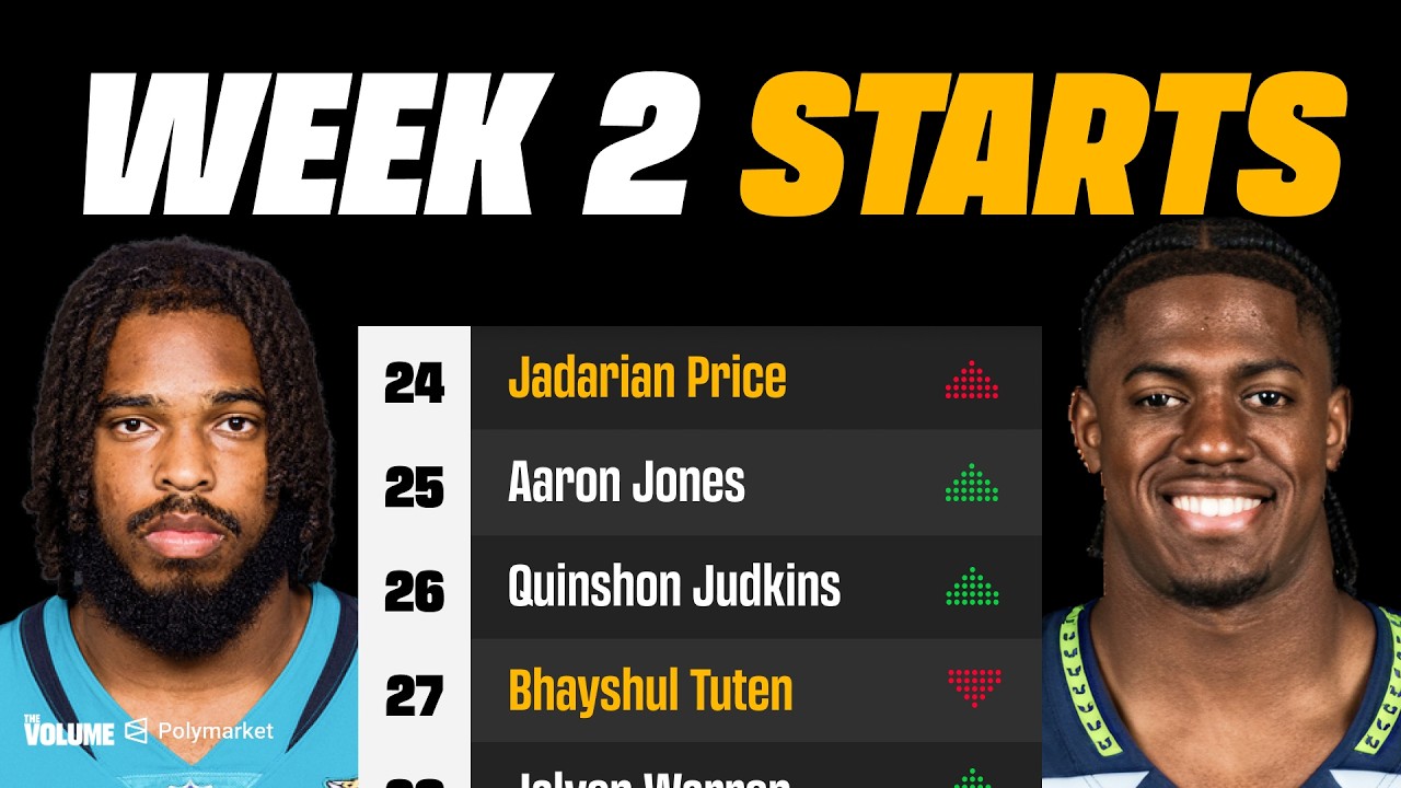 ⁣6 Fantasy Football SLEEPERS To Start Week 2: Advice For Your Lineups (2026)