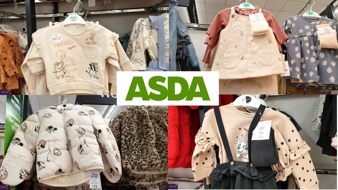 Baby Girls/Girls Winter Clothes Collection Coat/Dress Come & Shop With Me At Asda 2024 January