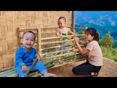 Full Video10 Days: Single mother and Boy -Build a bamboo house farm, New life challenge with my baby