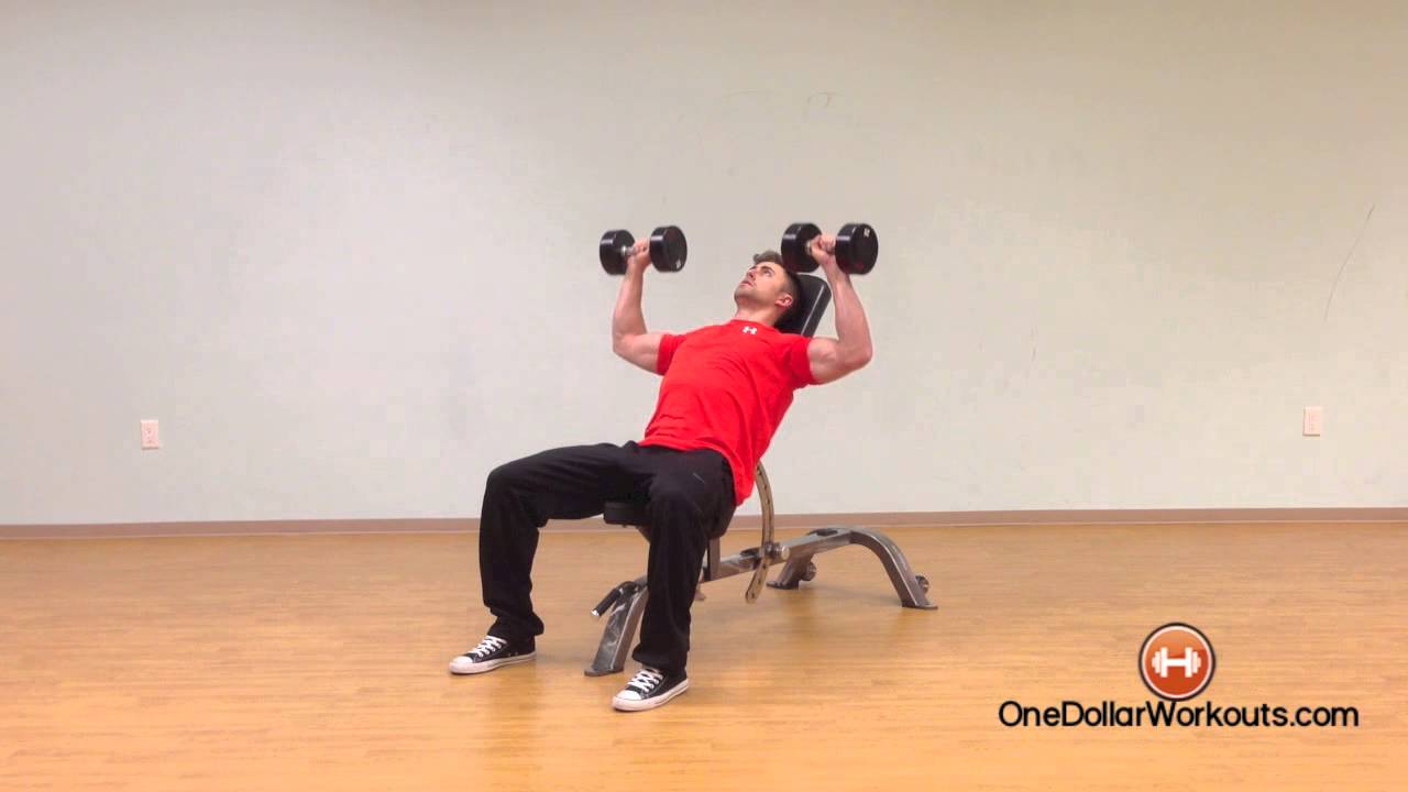 60 Degree Dumbbell Pronated Grip Press Youtube