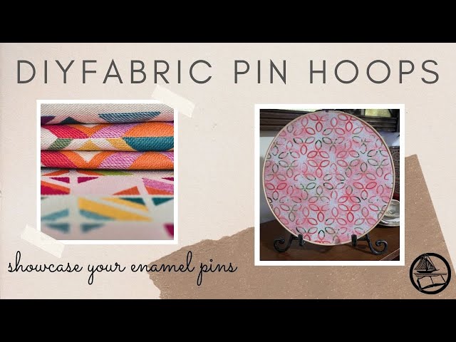 DIY: Enamel Pin Display Hoop — emmmy sue