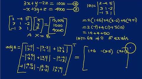 12th maths | CHAPTER 1  |  APPL OF MAT & DET | EXERCISE 1.3 |  Q.NO.5  SOLUTION