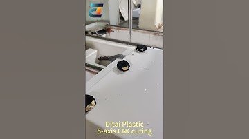 Five-axis CNC machine cutting product live video