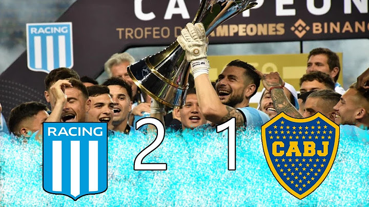 Racing 2 vs Boca 1 - Trofeo de Campeones de la Liga Profesional 2022 - Partido Completo