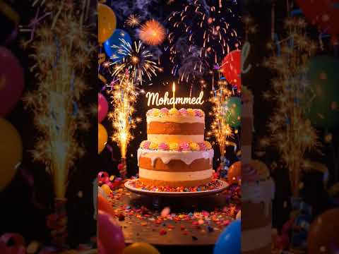 محمد كل سنه وانت طيب وعقبال مليون سنه اسمك في جملة  