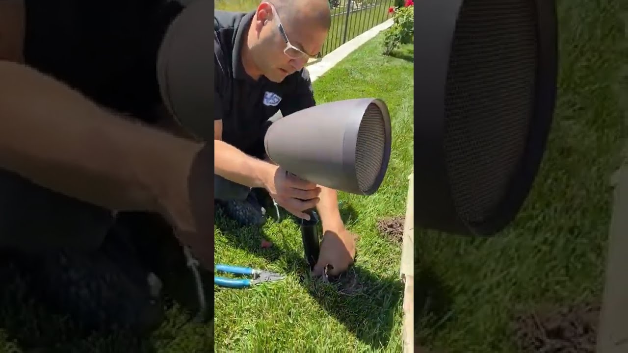Installing Outdoor Speakers By The Pool Area HDCustomInstalls TheCelebrityInstaller