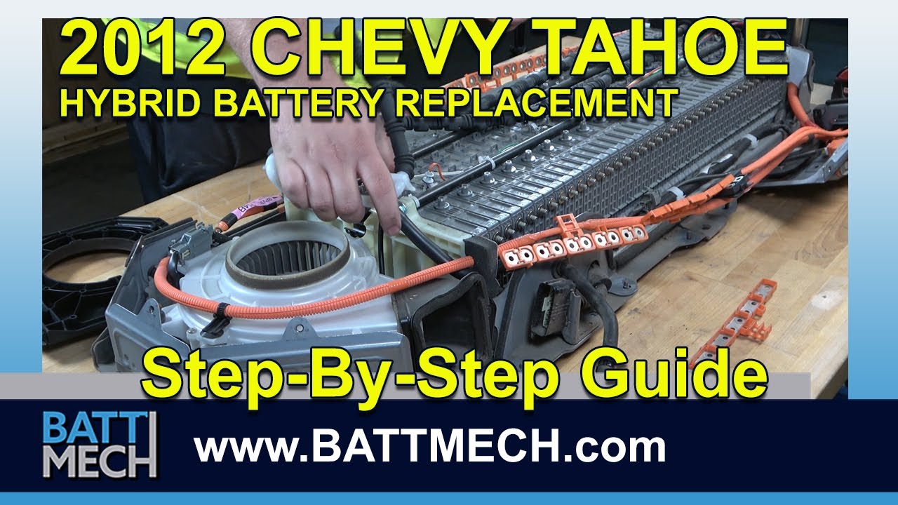 How to Replace/Repair/Fix a 2012 Chevy Tahoe Hybrid Battery Module Cell ...