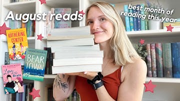 the books i read in August | monthly wrap up