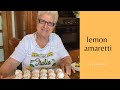 Melt-In-Your-Mouth Italian Lemon / Limoncello Amaretti - Almond Cookies (e87)