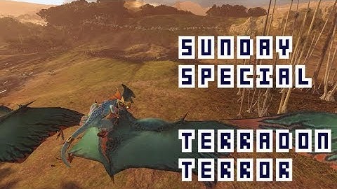 TERRADON TERROR!! Sunday speical