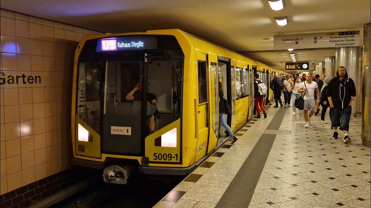 Mitfahrt in der U9 von Osloer Straße bis Zoologischer Garten im H97 5009-1