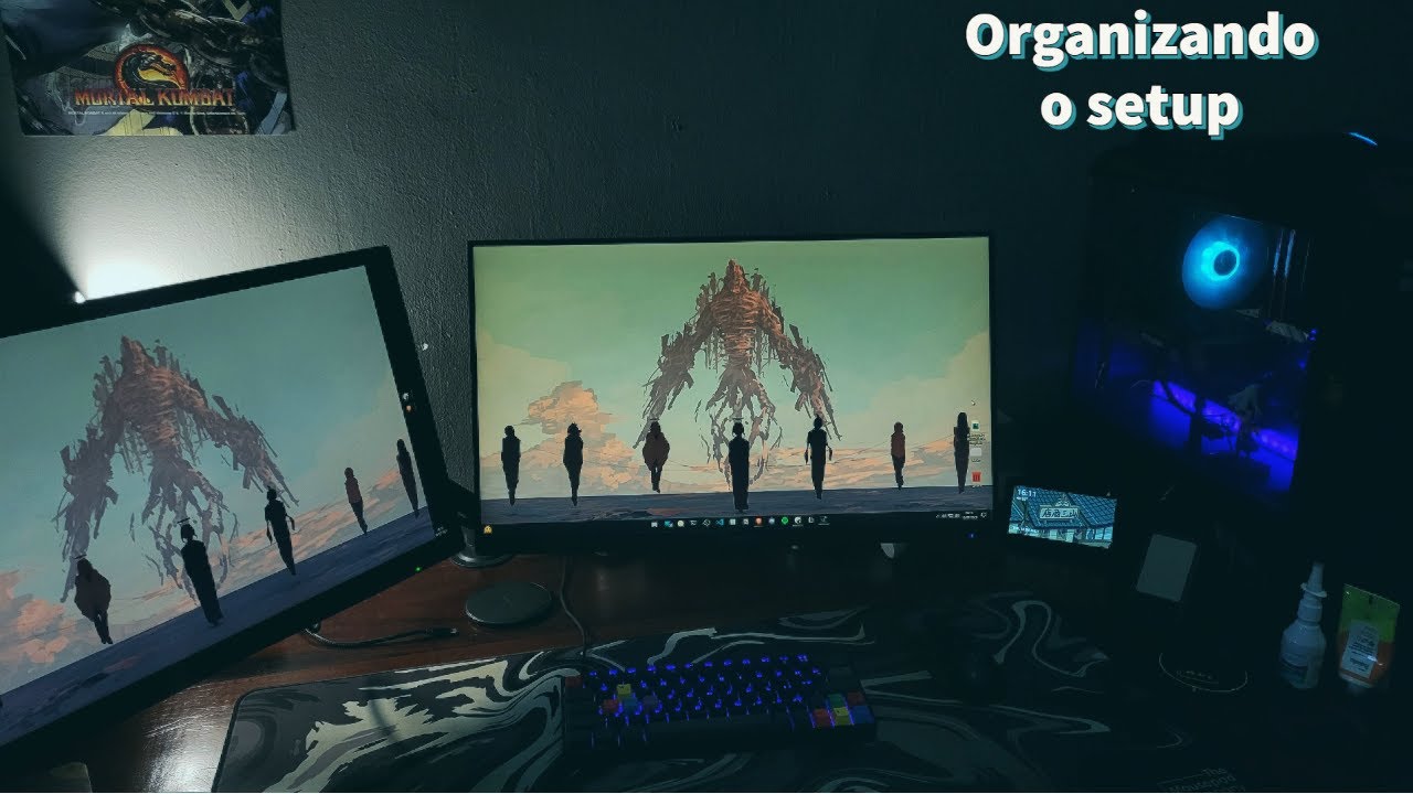 Organizando o setup e arrumando o cable management - YouTube
