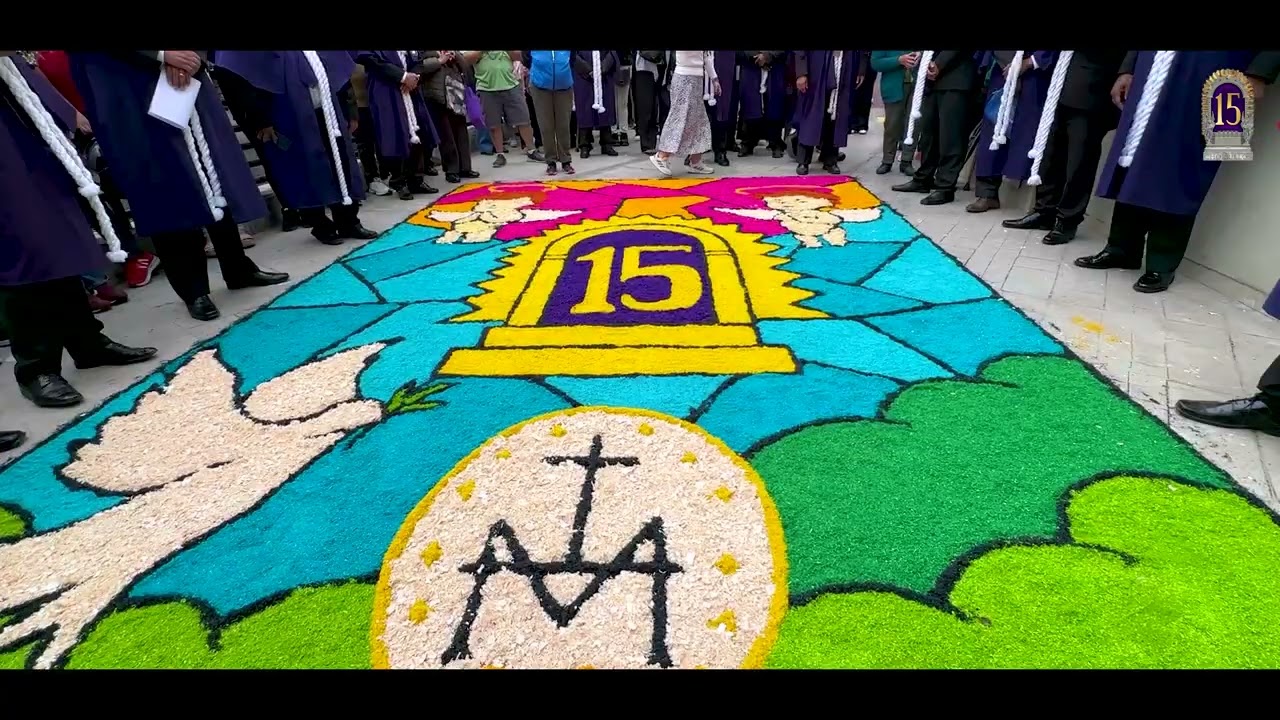 Salida triunfal Señor de los Milagros de chorrillos ( Décimo quinta cuadrilla ) 