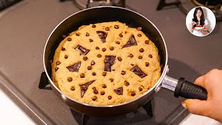 Galleta Gigante de Avena en Sartén y en sólo 8 min | No podrás parar de comerla!! |Auxy