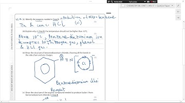 Edexcel A2 IAL Chemistry Unit 5 Question Paper January question 21a (iii)and (iv) Solution